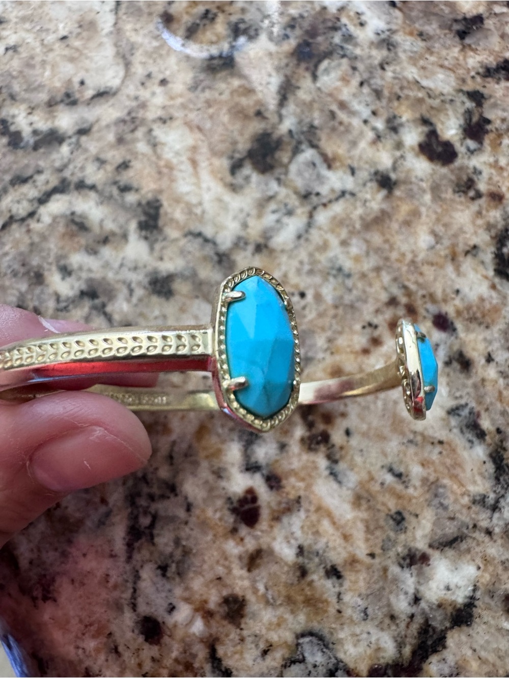 Kendra Scott Gold Tone Slim Cuff Bracelet